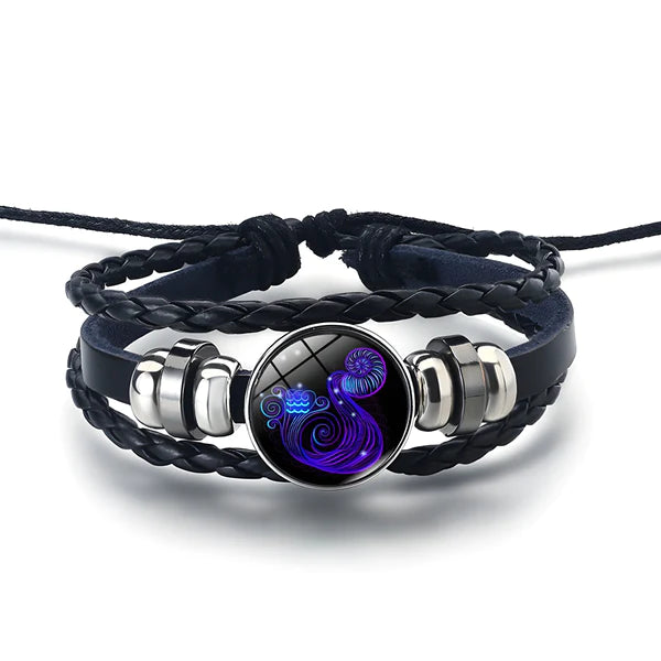 Aquarius Crystal Bracelet — Amethyst — VoxArcana