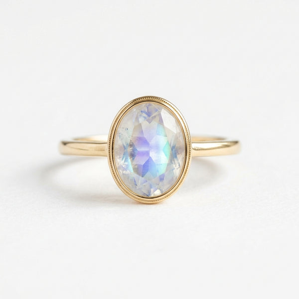 Bague Ovale Pierre de Lune
