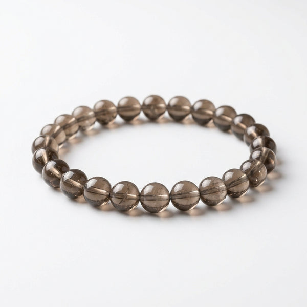 Smoky Quartz Beaded Bracelet