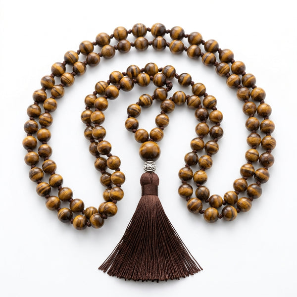 Mala 108 Perles Oeil de Tigre