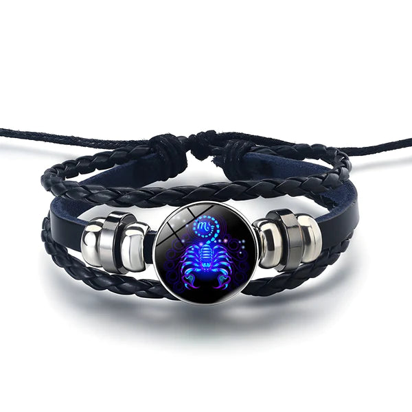 Scorpio Crystal Bracelet — Black Obsidian — VoxArcana