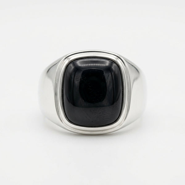 Chevaliere Onyx Noir