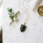 Pendentif Tourmaline Noire