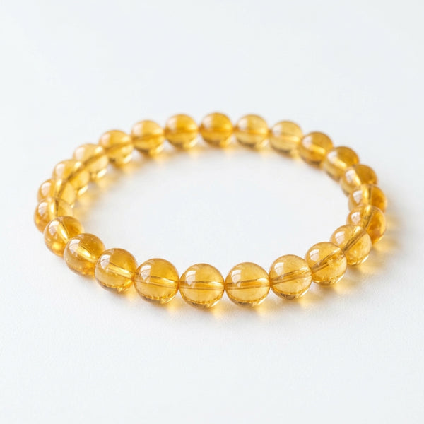 Citrine Beaded Bracelet