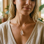 Pendentif Pointe Quartz Transparent