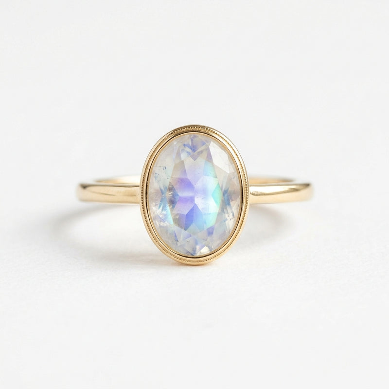 Bague Ovale Pierre de Lune