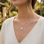 Pendentif Goutte Pierre de Lune