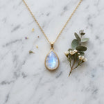Pendentif Goutte Pierre de Lune