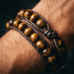 Bracelet Double Tour Oeil de Tigre